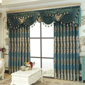 High-End Velvet Embroidered Curtains – Luxury Blackout Drapes Set