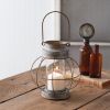 Appalachian Mountain Railroad Lantern – Rustic Farmhouse Candle Holder by CTW Home Collection