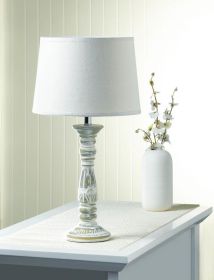 Antique Finished Table Lamp – Whitewashed Farmhouse Accent Light by Gallery of Light