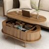 Fluted Lift Top Coffee Tables
