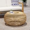 Solara Woven Accent Table