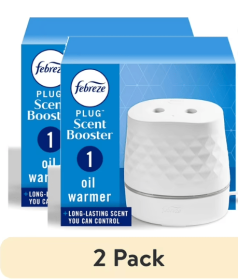 (2 pack) Febreze PLUG Scent Booster, Air Freshener, Continuous Scent Device, Oil Diffuser