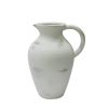 Washed White Pitcher Vase – 12"