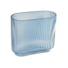 Mist Ribbed Vase
