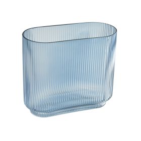 Mist Ribbed Vase