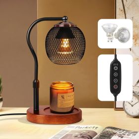 Black Adustable Candle Warmer Lamp