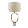 Oval Cut-Out Gold Table Lamp