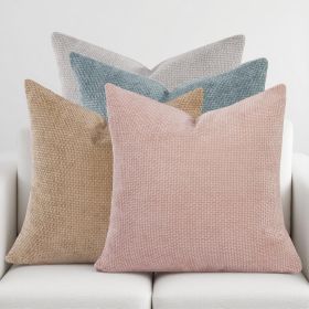 Blush &amp; Sage Chenille Pillow Covers – Set of 4