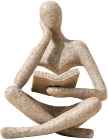 Literary Muse Reading Sculpture