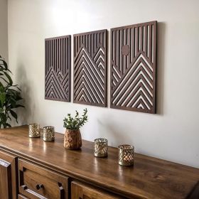 Walnut Pattern Wall Panels
