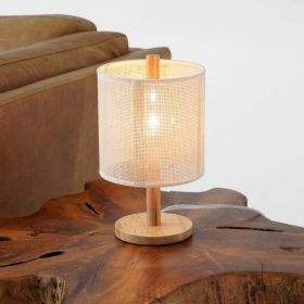 Levio Oak Table Lamp