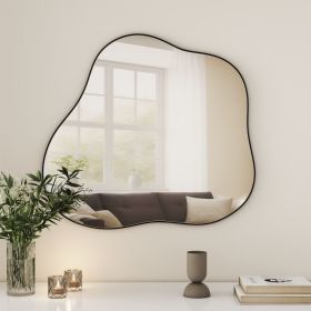 Cloud-Shaped Metal Accent Wall Mirror