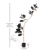 Bonsai tropical plant simulation green plant artificial leaf pot Large Uv artificial plant branch 210cm disassembly 1pcs/set