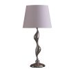 Erte Sculptural Silver Table Lamp