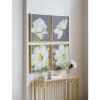 White & Gold Botanical Wall Art Set