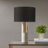 Concrete Brass Table Lamp