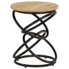 End Table Solid Mango Wood 15.7"x19.7"
