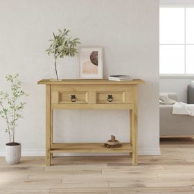 Console Table Mexican Pine Corona Range 36.6"x13.6"x28.7"