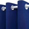 Blackout Curtains for Bedroom Pack of 2 Navy Blue 52 x 63 inch