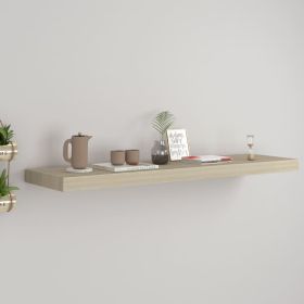 Floating Wall Shelf Oak 35.4"x9.3"x1.5" MDF
