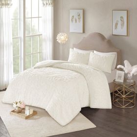 Ivory Medallion Duvet Set