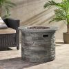 32" Round Stone Propane Table, 40,000 BTU