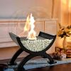 Halo Glass Fire Bowl