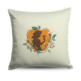 Disney Snow White Poison Beauty Printed Throw Pillow 18 x 18 inches