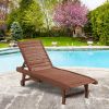 Poolside Wood Lounger