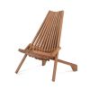 [Replace 66876605]Wood Folding Chair for Outdoor, Low Profile Acacia Wood Lounge Chair for Balcony Porch Backyard Patio Lawn Garden