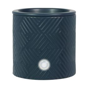 Navy Blue Ceramic wax Warmer - 18W Electric Melter with LED