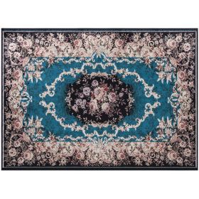 Area Rug Plush - 5x7 ft. Non-Shedding Anti-slip
