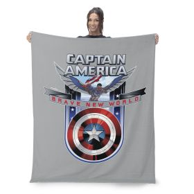 Marvel Captain America Brave New World Silk Touch Throw Blanket 50X60 Inches