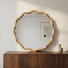 Wavy Oak  Mirror