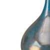 Blue Bronze Glass Vase Set