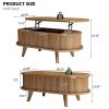 Fluted Lift Top Coffee Tables