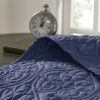Reversible Bedspread Set Navy King