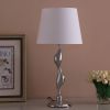 Erte Sculptural Silver Table Lamp