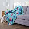Disney Lilo and Stitch Tropical True Love Silk Touch Throw Blanket 50x70 Inches