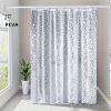 3D Pebble Pattern Shower Curtain Liner â€“ Heavy-Duty PEVA Material with Magnets, 71x71 Inches, Perfect for Shower Stalls & Bathtubs