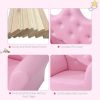 Qaba Kids Sofa Set with Footstool -AS
