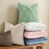 Beige Faux Wool Pillow Covers - Set of 2