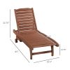 Poolside Wood Lounger