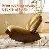 Comfortable Glider Rocking Chair, High-Quality Upholstery Glider Chair, Solid Wood Frame