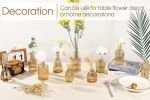 Amber Bud Vase Set