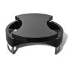 High Gloss Black Adjustable Coffee Table-Modern Living Room Design
