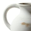 Washed White Pitcher Vase – 12"
