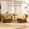 Comfortable Glider Rocking Chair, High-Quality Upholstery Glider Chair, Solid Wood Frame