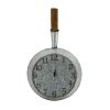 10.6x3x18.1" Frye Wall Clock