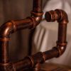 Whisper Steampunk Handmade Vintage Adjustable Pipe Lamp